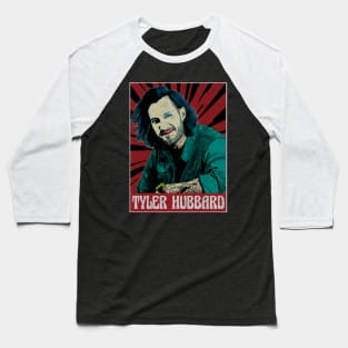 Tyler Hubbard Pop Art Style Baseball T-Shirt